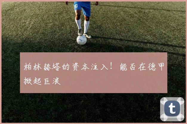 柏林赫塔的资本注入!能否在德甲掀起巨浪